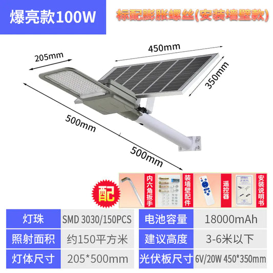 Wholesale Solar-Powered LED Outdoor Waterproof Light
